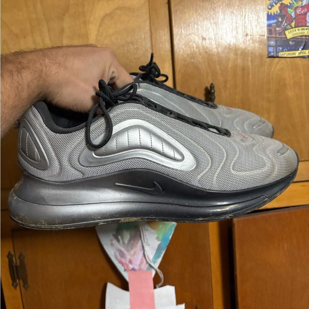 Gray and Black Nike Air Max